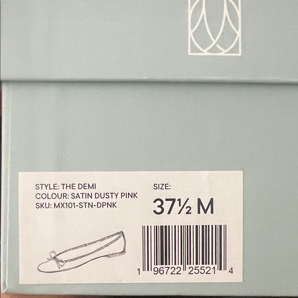 Margaux Pink Satin Ballet Flats - Width Medium - Picture 6 of 8